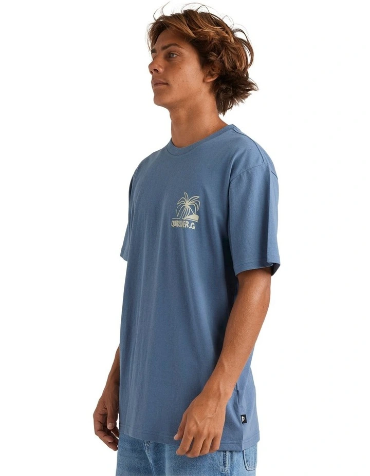 Lazy Palms T-Shirt in Blue image 3