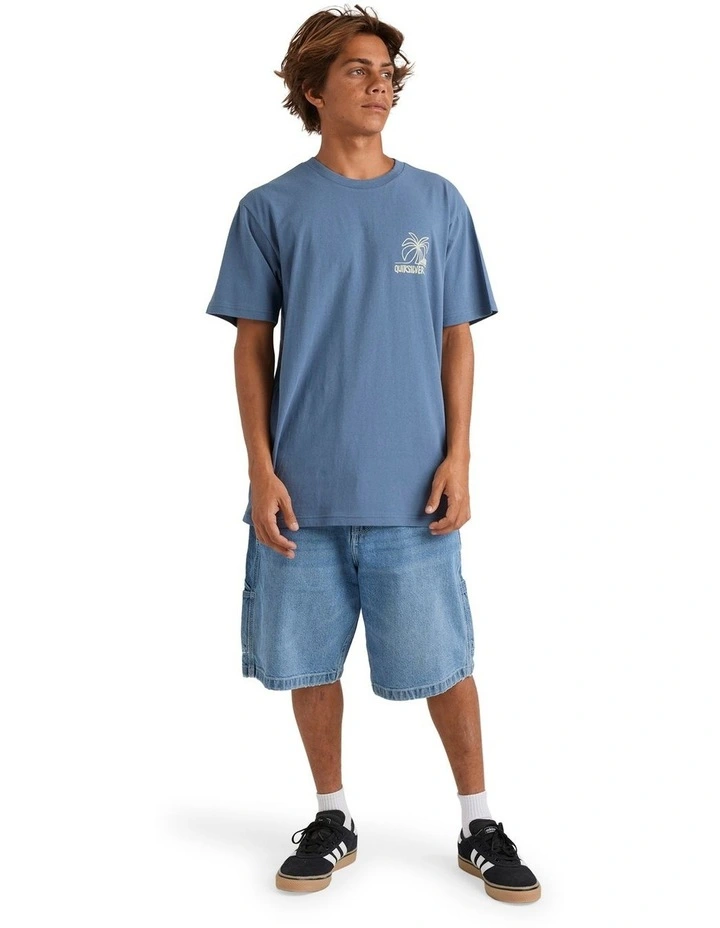Lazy Palms T-Shirt in Blue image 5