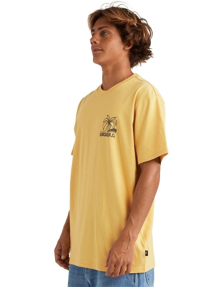 Lazy Palms T-Shirt in Yellow image 3