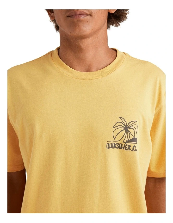 Lazy Palms T-Shirt in Yellow image 4
