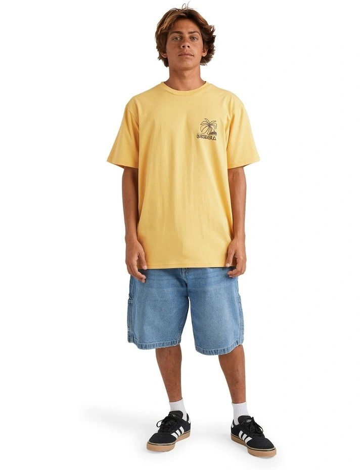 Lazy Palms T-Shirt in Yellow image 5