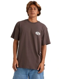 Inside Section T-Shirt in Brown