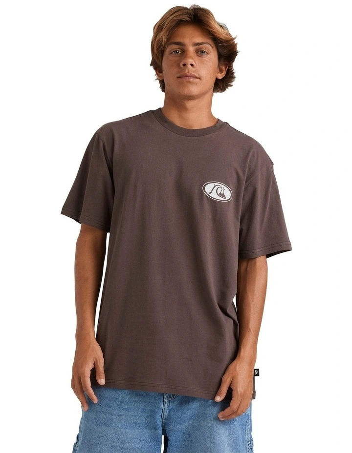 Inside Section T-Shirt in Brown image 1