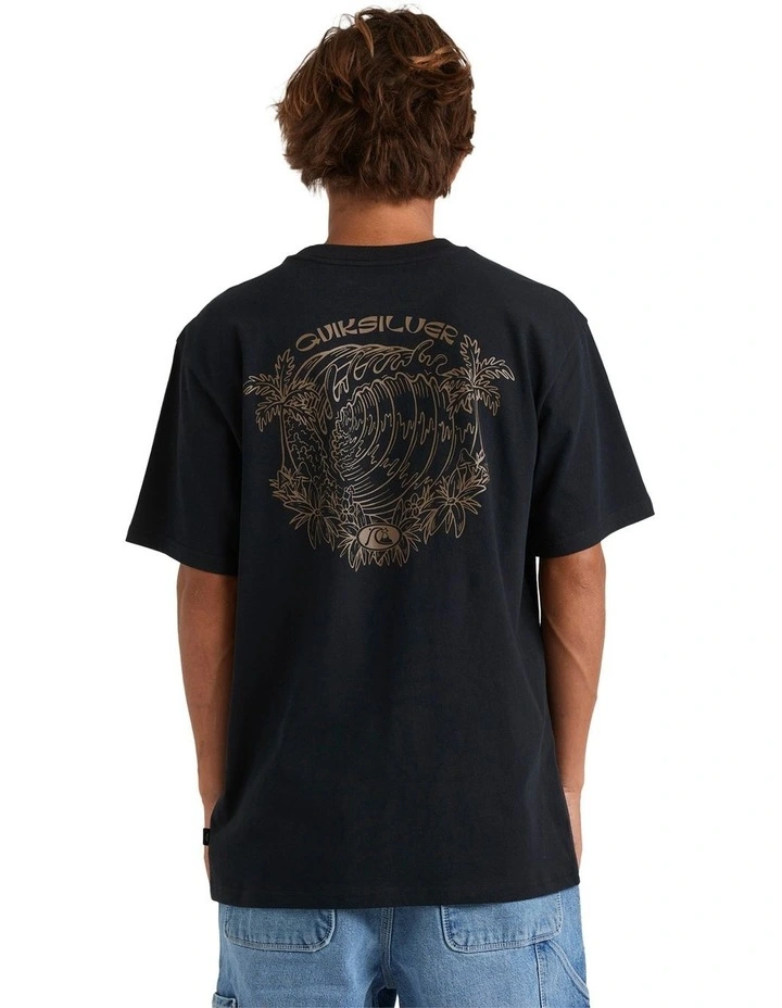 Inside Section T-Shirt in Black image 2