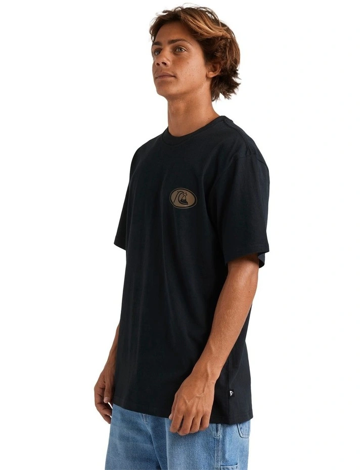 Inside Section T-Shirt in Black image 3
