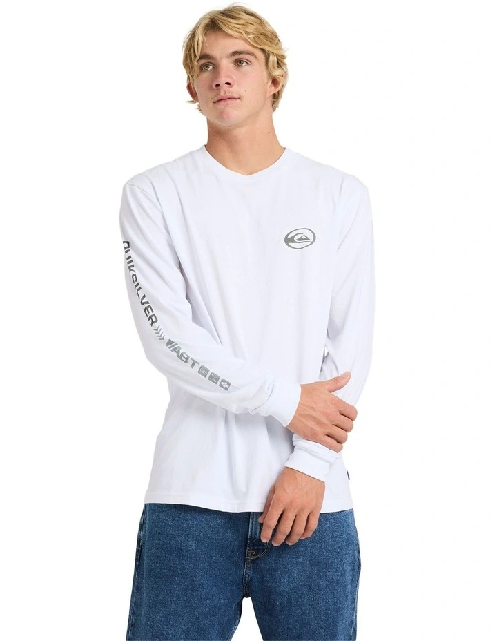 ABT Long Sleeve T-Shirt in White image 1