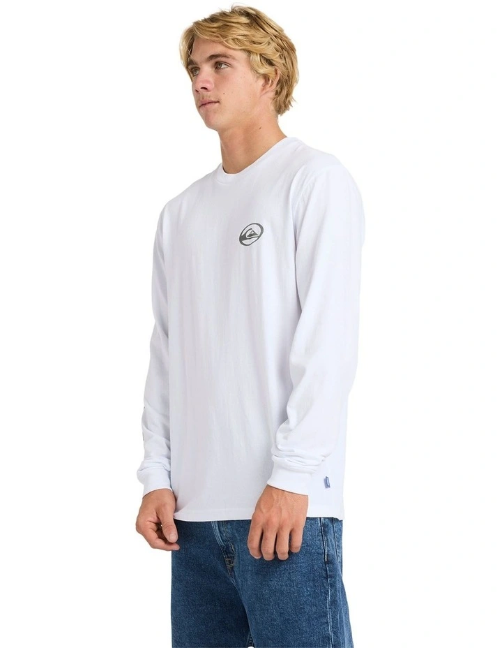 ABT Long Sleeve T-Shirt in White image 3
