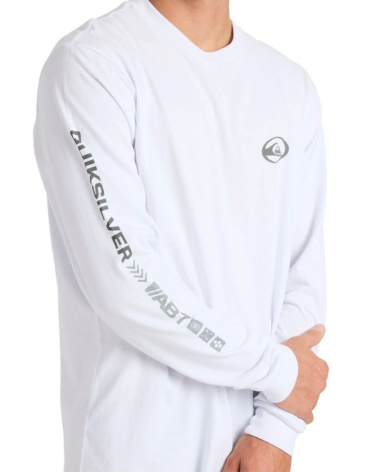 ABT Long Sleeve T-Shirt in White image 4