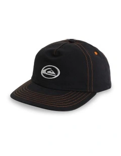 Tilt Snapback Cap in Black