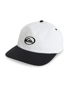 Tilt Snapback Cap in White