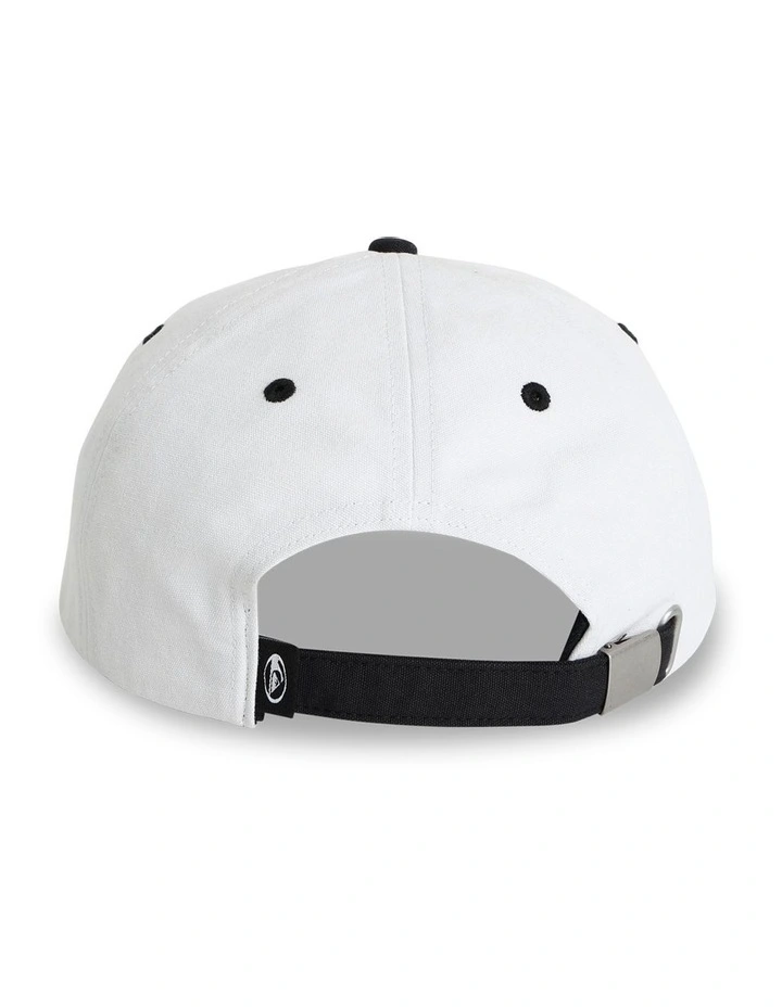 Tilt Snapback Cap in White image 4