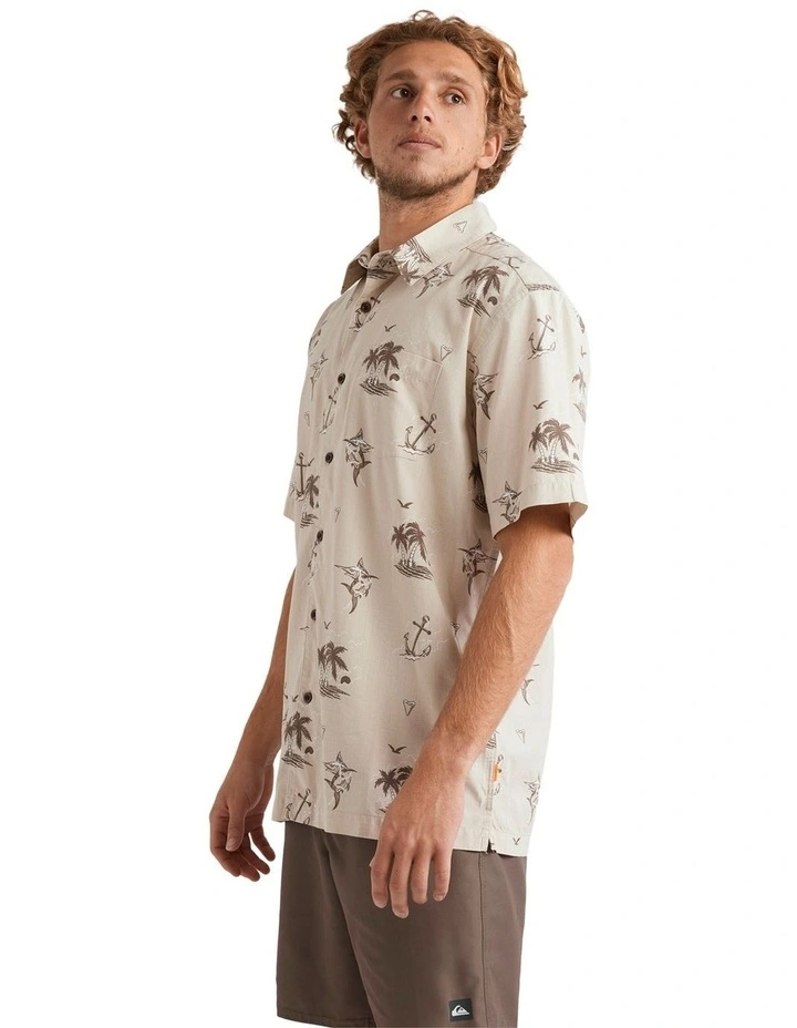 Horizon Haze Short Sleeve Shirt in Brown image 3