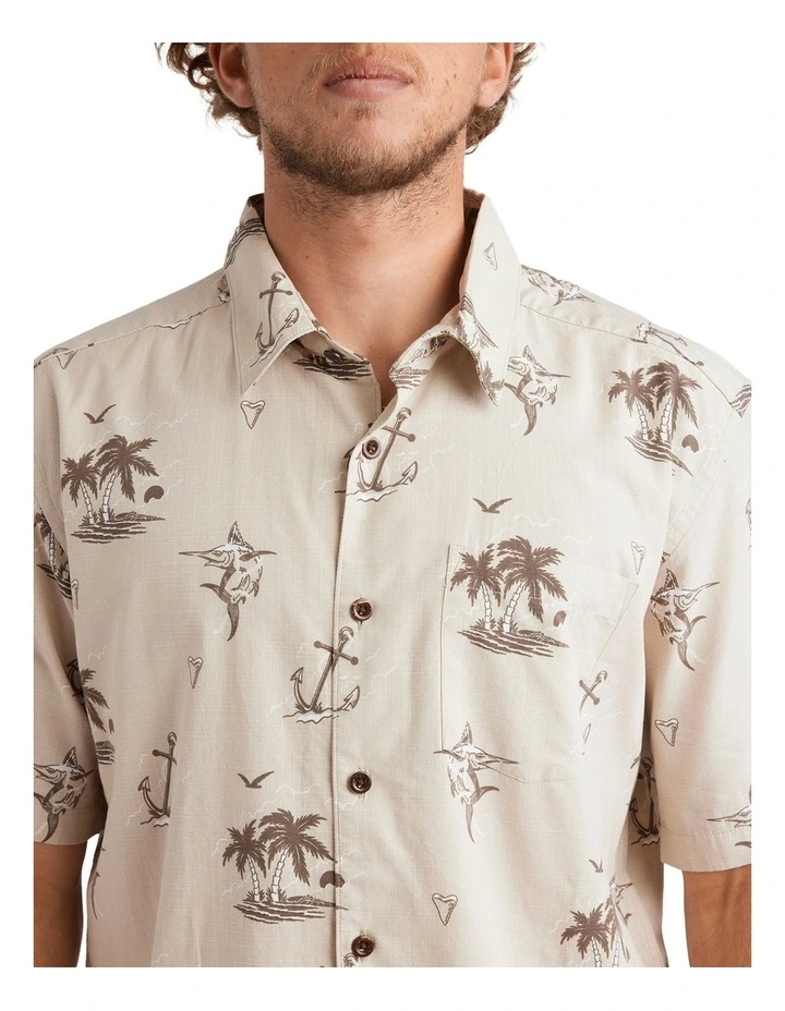 Horizon Haze Short Sleeve Shirt in Brown image 4