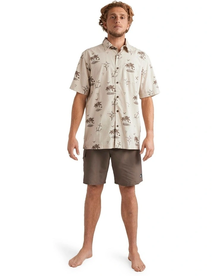 Horizon Haze Short Sleeve Shirt in Brown image 5