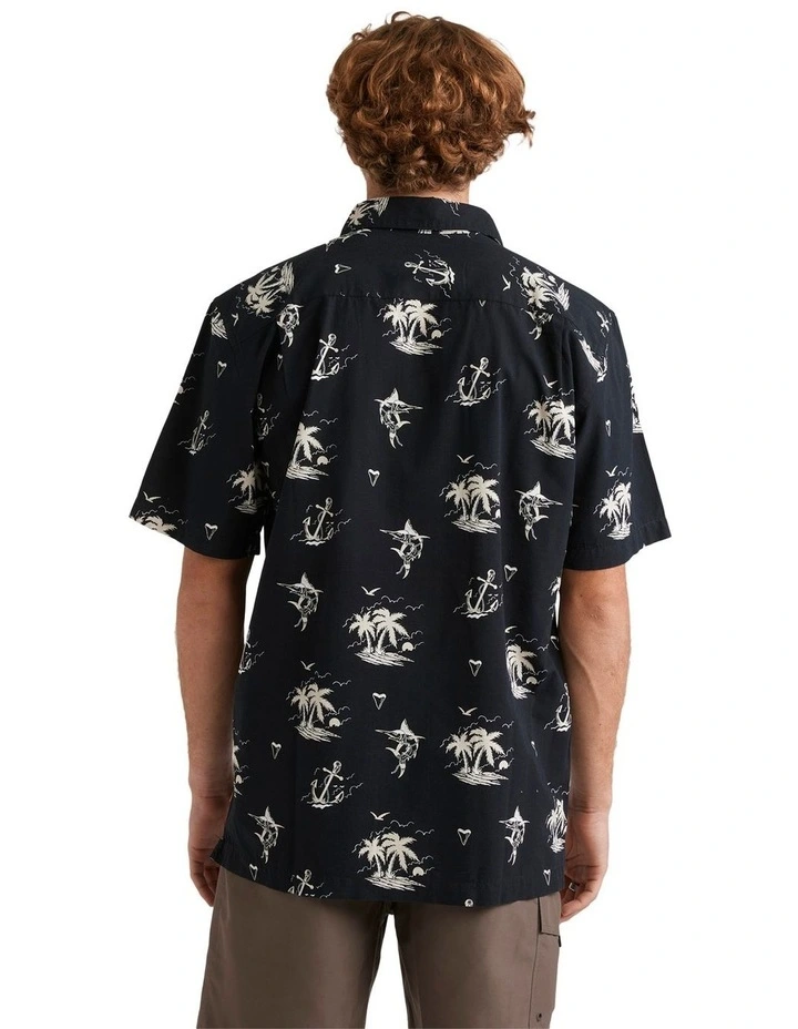 Horizon Haze Short Sleeve Shirt in Black image 2