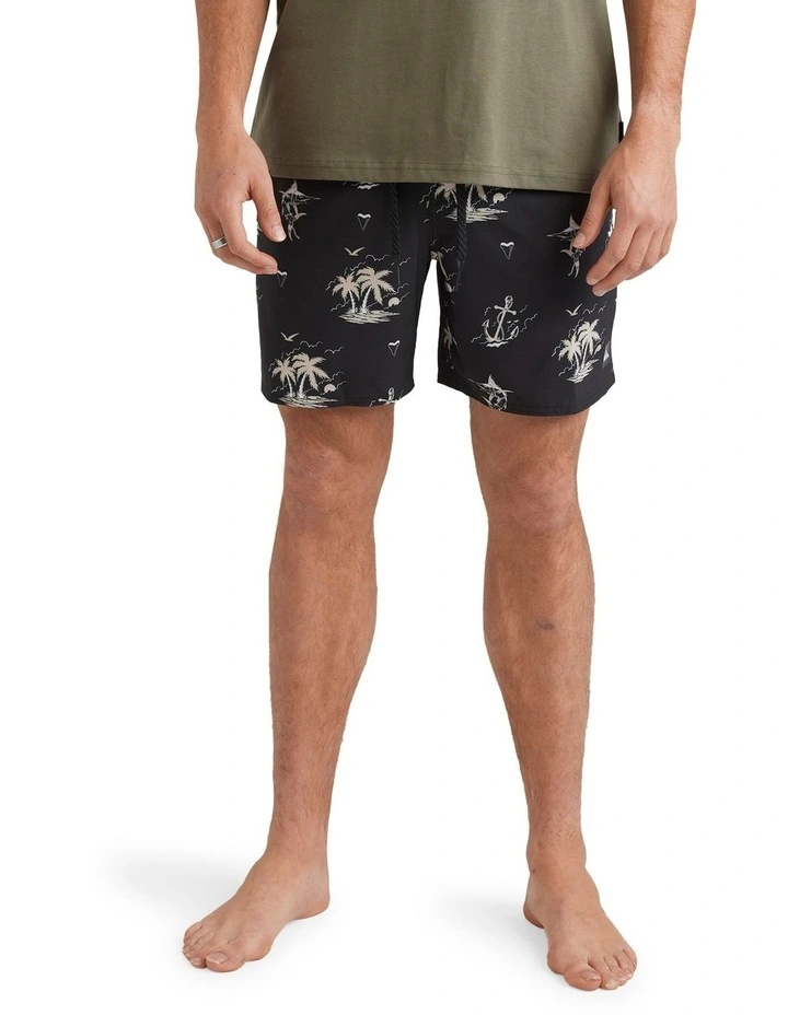 Horizon Haze Swim Shorts in Black image 1