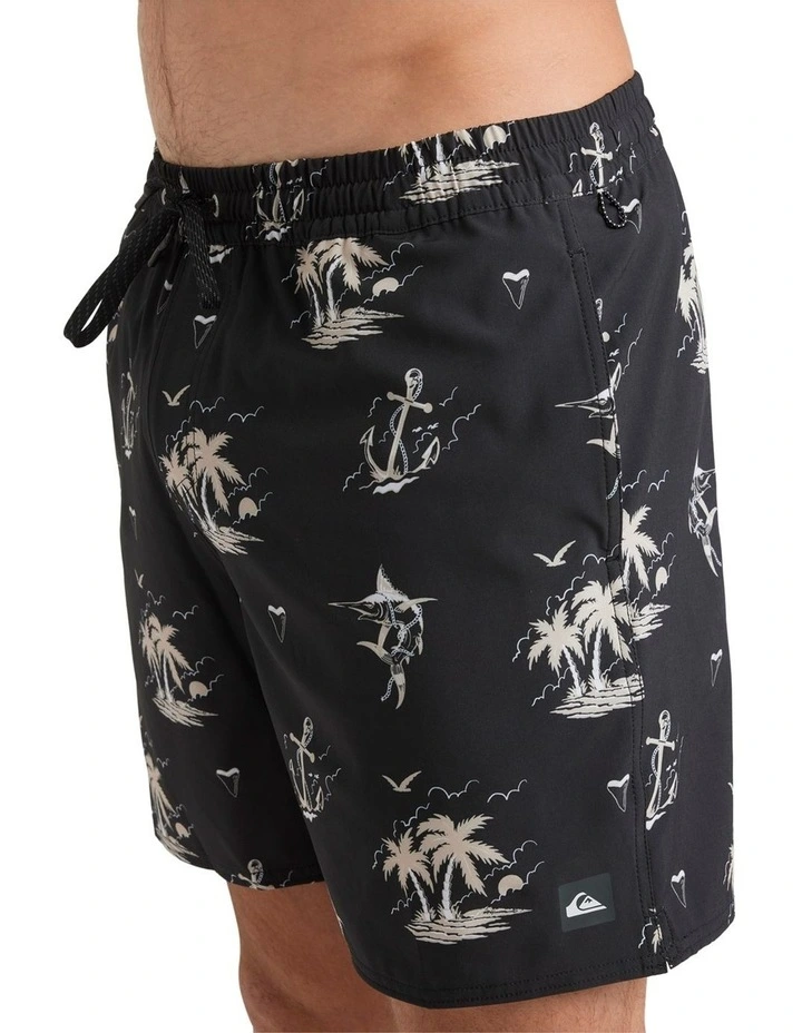 Horizon Haze Swim Shorts in Black image 4