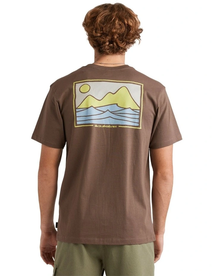 Desert Swells T-shirt in Major Brown image 2
