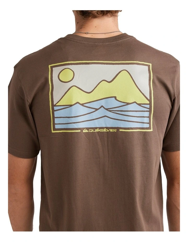 Desert Swells T-shirt in Major Brown image 4