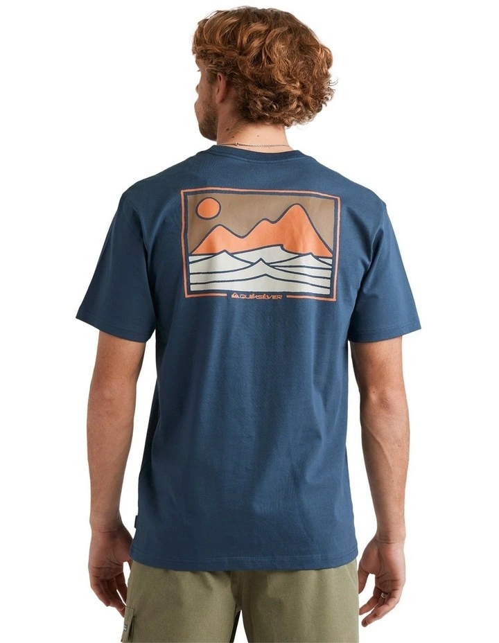 Desert Swells T-shirt in Midnight Navy image 2
