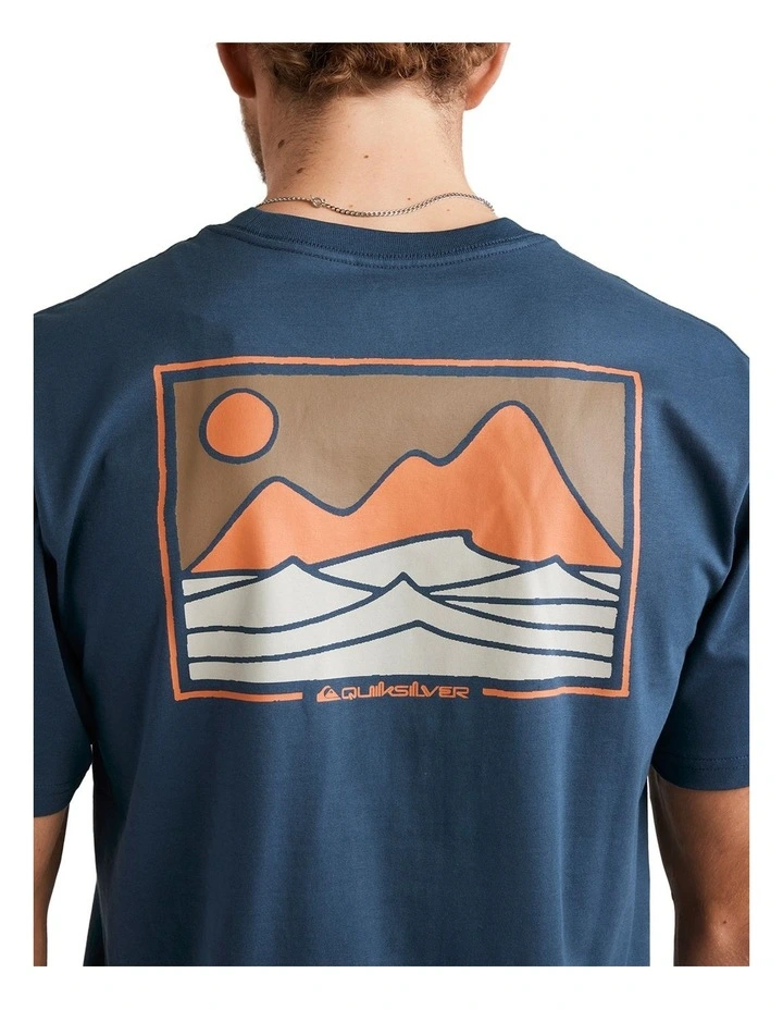Desert Swells T-shirt in Midnight Navy image 4