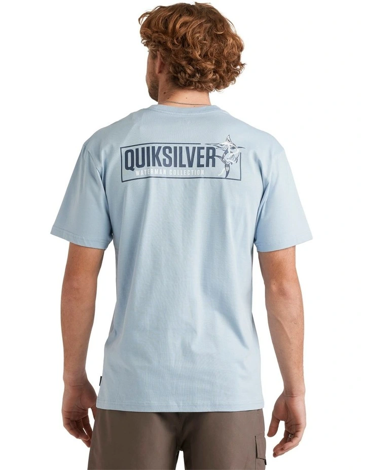 Fish On T-Shirt in Blue image 2