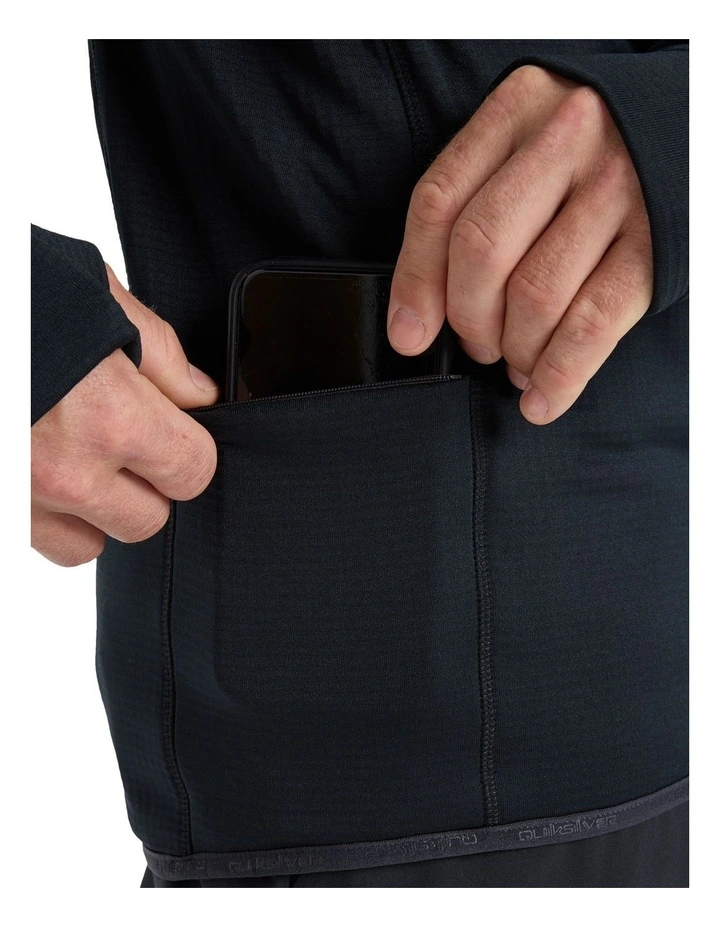 Steep Point Fleece Jaket in Black image 5