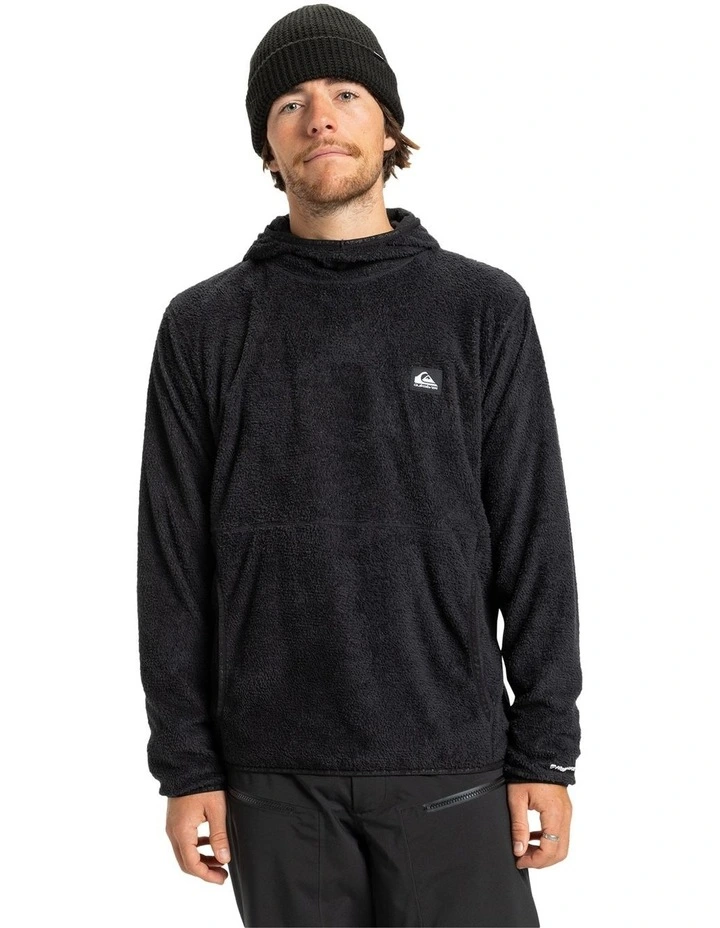 Warm Up Pullover Hoodie in Black image 1