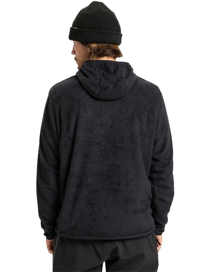 Warm Up Pullover Hoodie in Black image 2