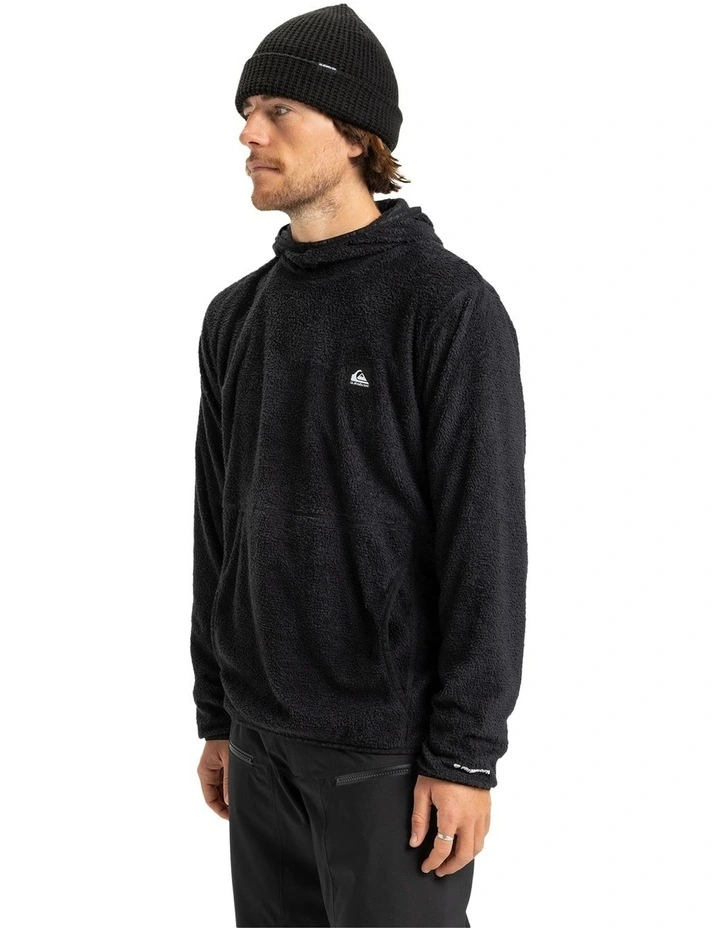 Warm Up Pullover Hoodie in Black image 3