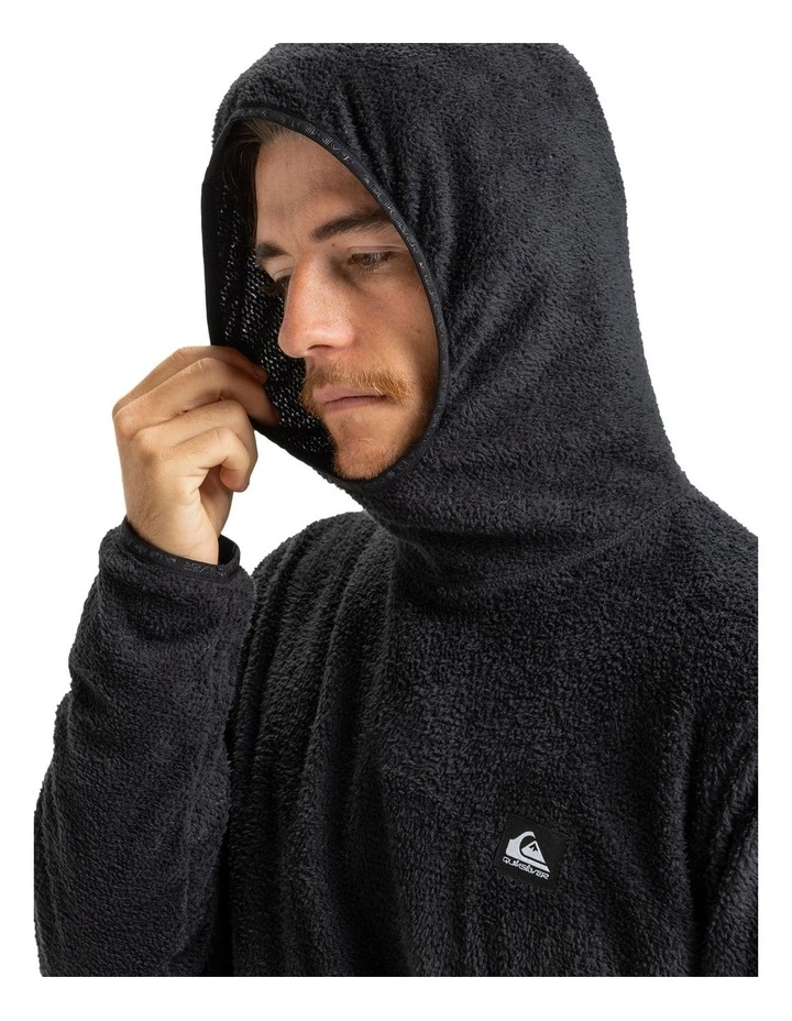 Warm Up Pullover Hoodie in Black image 5