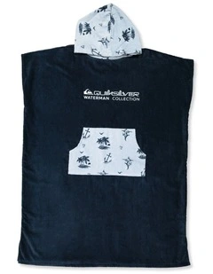 Horizon Haze Hooded Towel in Blue