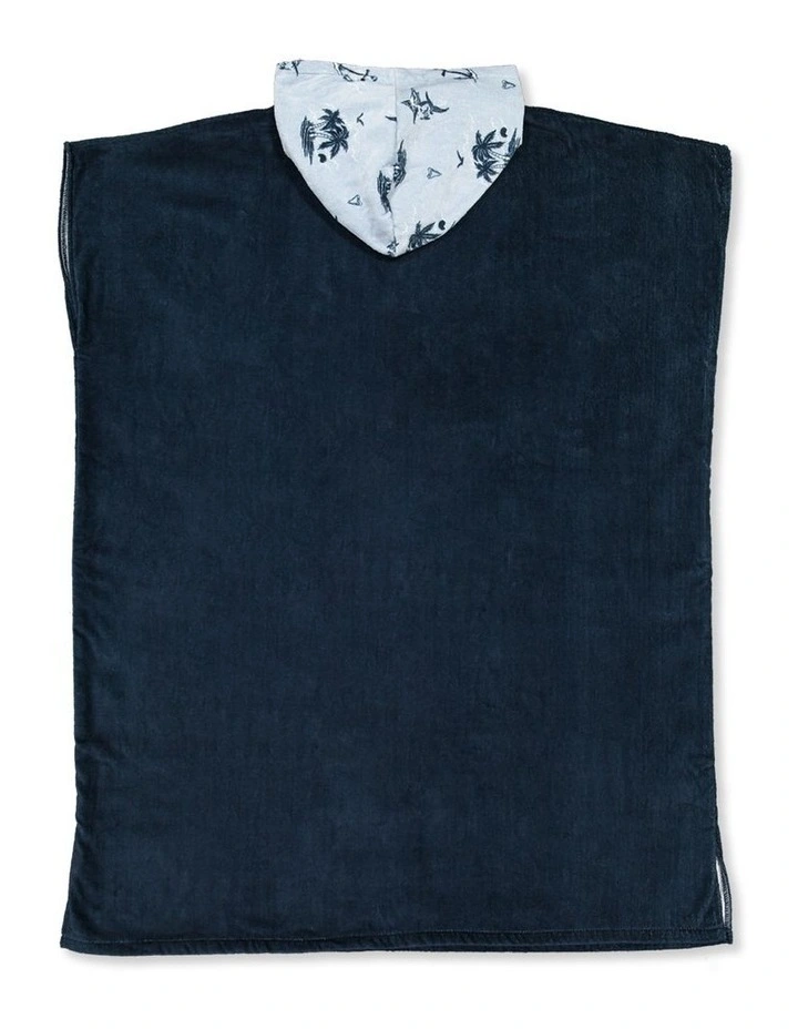 Horizon Haze Hooded Towel in Blue image 2