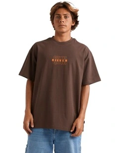 The Void T-shirt in Chocolate Brown