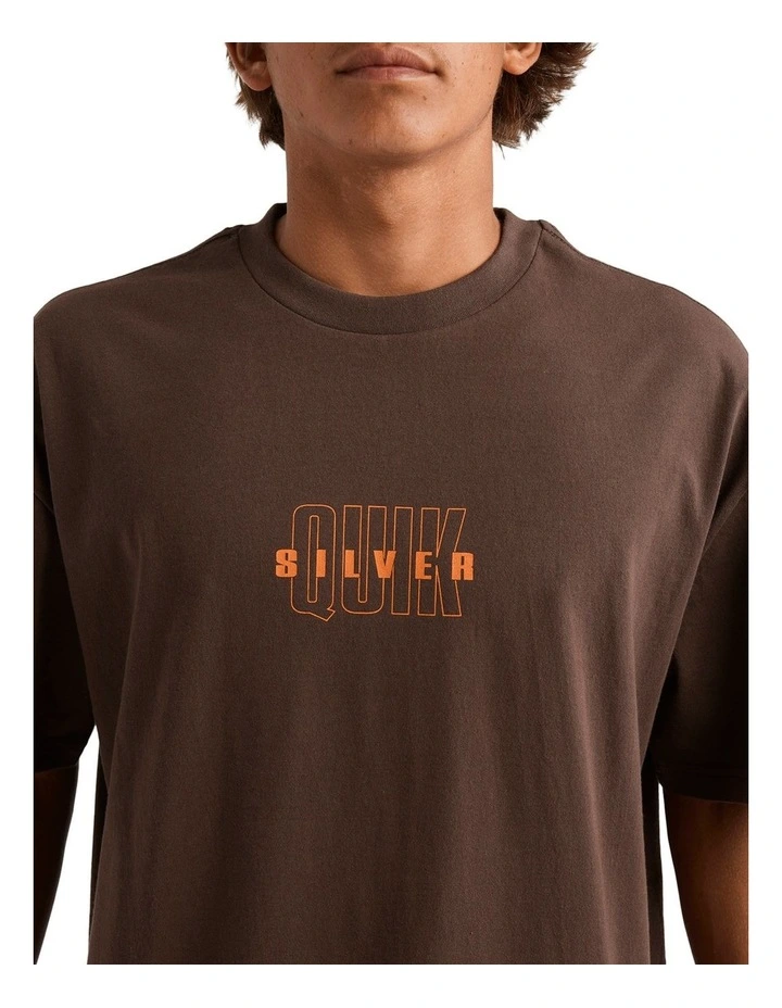 The Void T-shirt in Chocolate Brown image 4