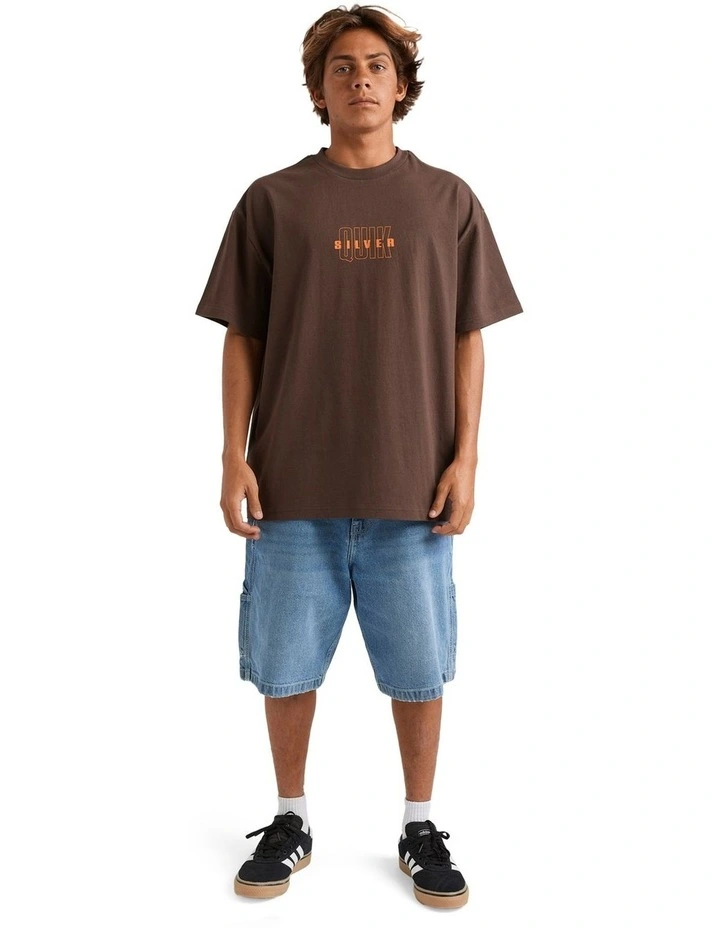 The Void T-shirt in Chocolate Brown image 5
