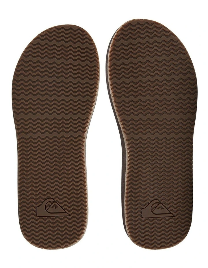 Carver Squish Brown Luxe Thongs image 3