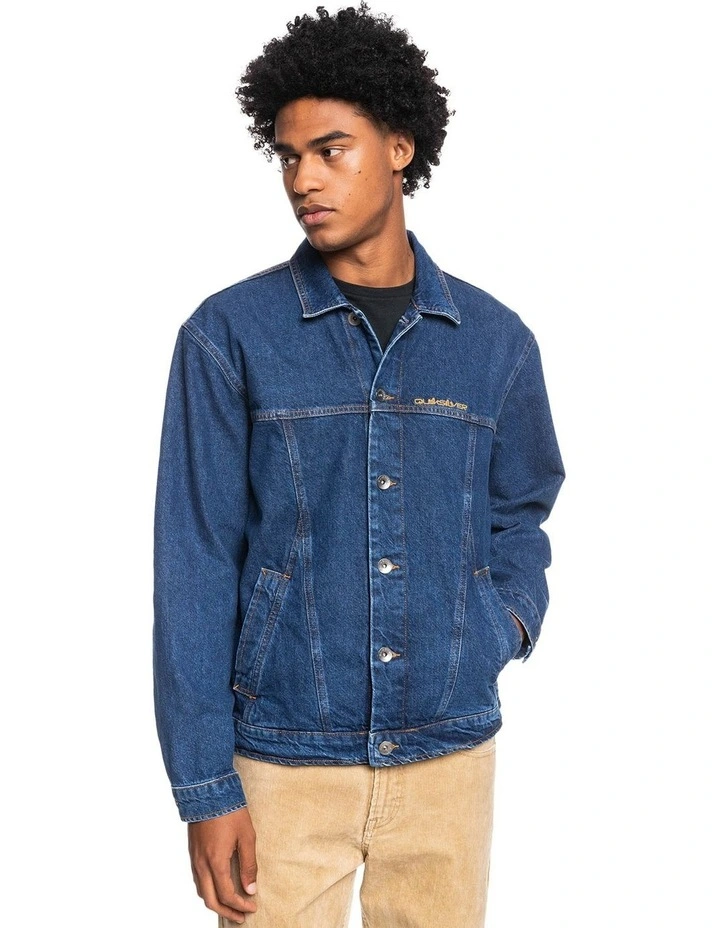 Quik Turn On The Juice Denim Jacket Vintage Indigo image 1