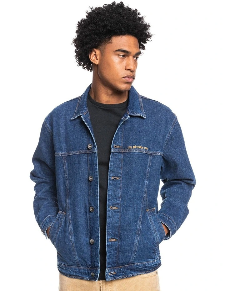 Quik Turn On The Juice Denim Jacket Vintage Indigo image 2