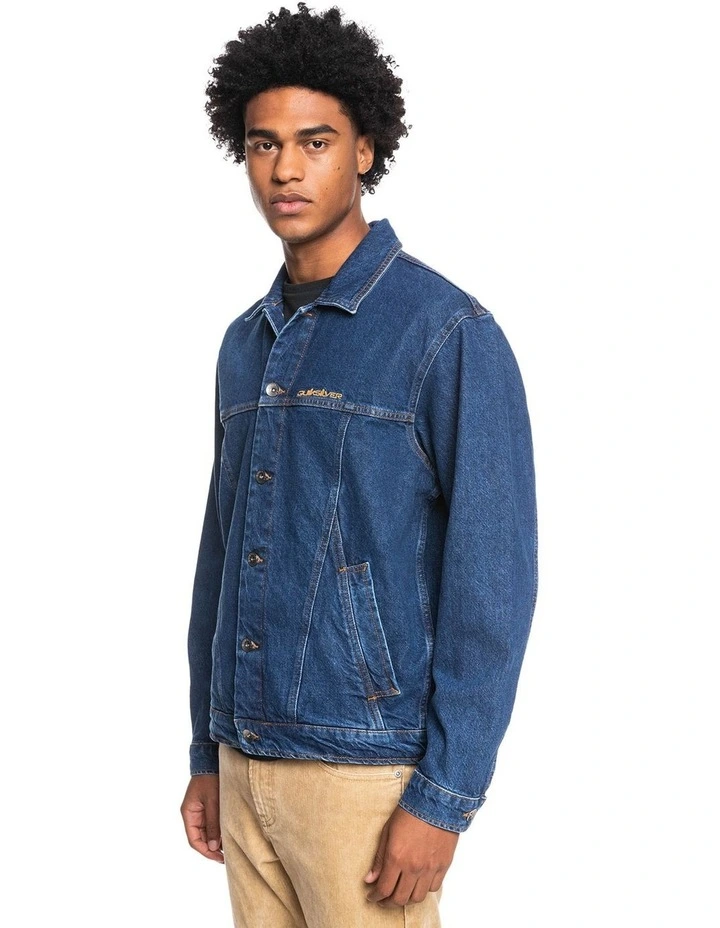 Quik Turn On The Juice Denim Jacket Vintage Indigo image 3