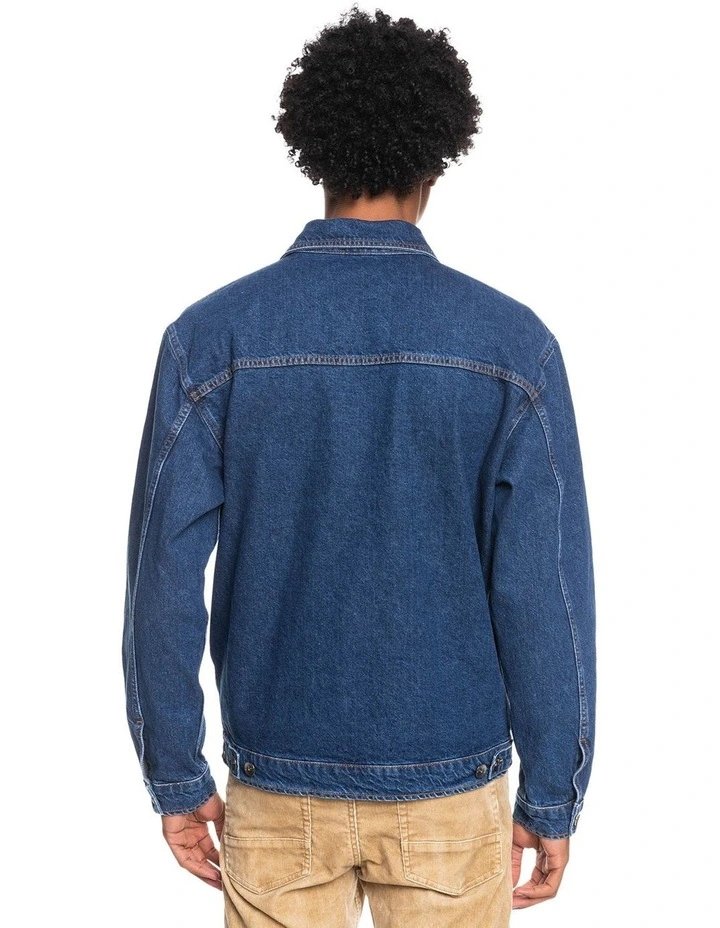 Quik Turn On The Juice Denim Jacket Vintage Indigo image 4