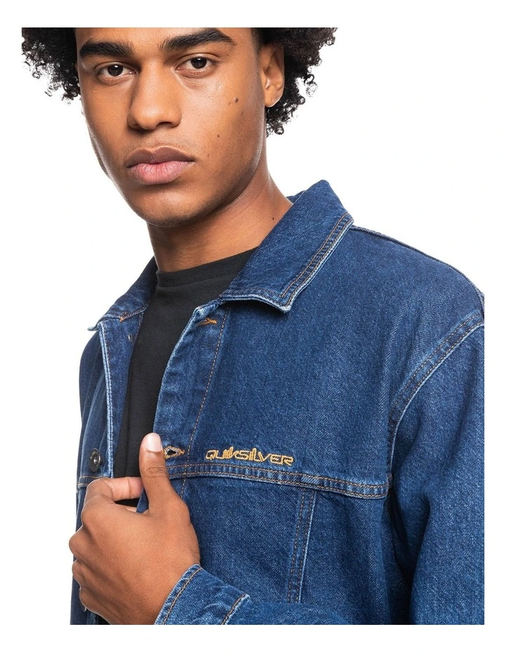 Quik Turn On The Juice Denim Jacket Vintage Indigo image 5