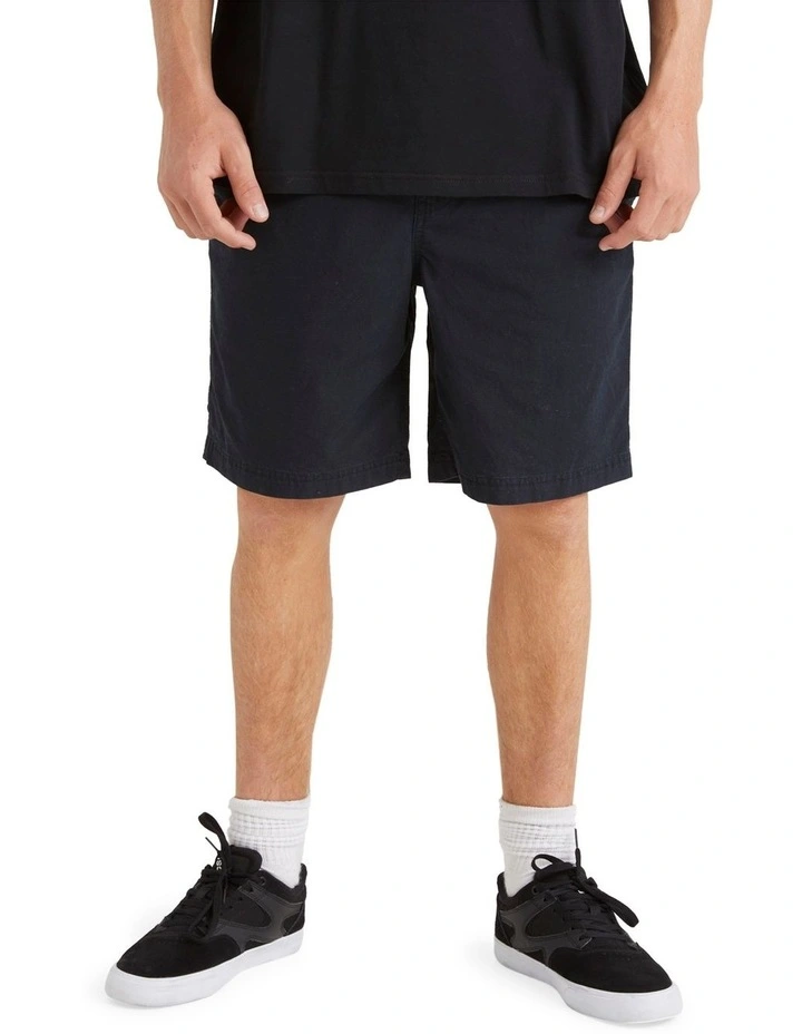 Waterman After Surf Elasticated Shorts 19.5" in Black image 1