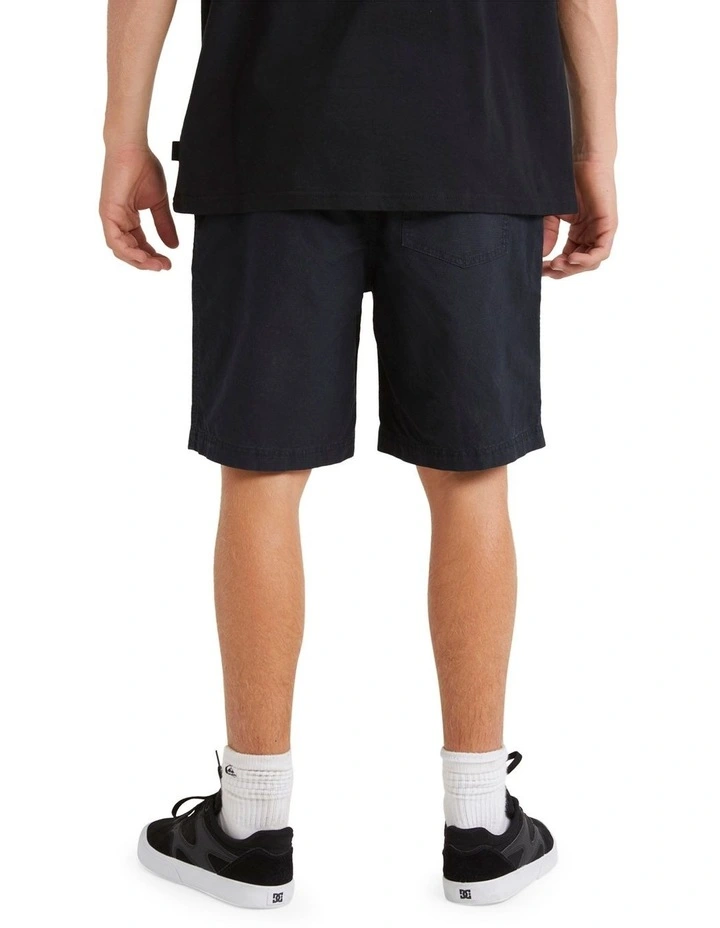 Waterman After Surf Elasticated Shorts 19.5" in Black image 2