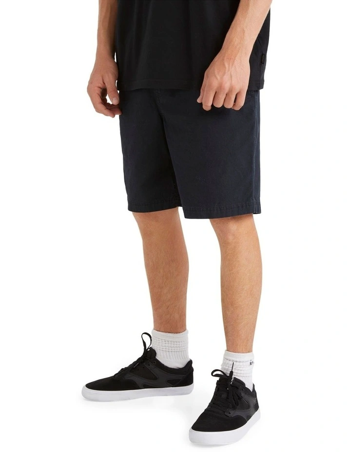 Waterman After Surf Elasticated Shorts 19.5" in Black image 3