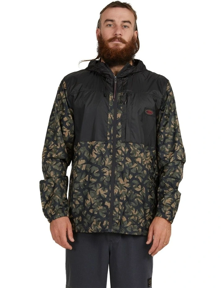 Mikey Wright Lizard Heads Hooded Jacket in Black image 1