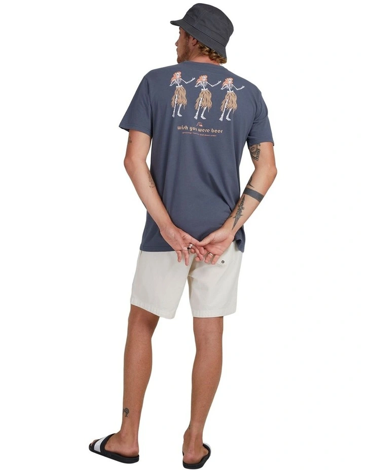 Happy Hour Short Sleeve T-Shirt in Iron Gate image 3