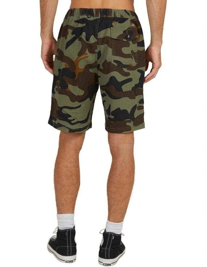 Cabo Shore Elasticated Shorts in Green image 2
