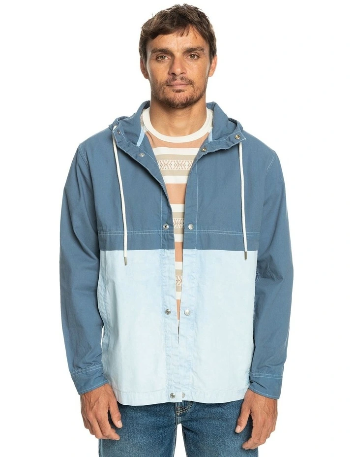 Natural Surf Hooded Jacket in Blue image 1
