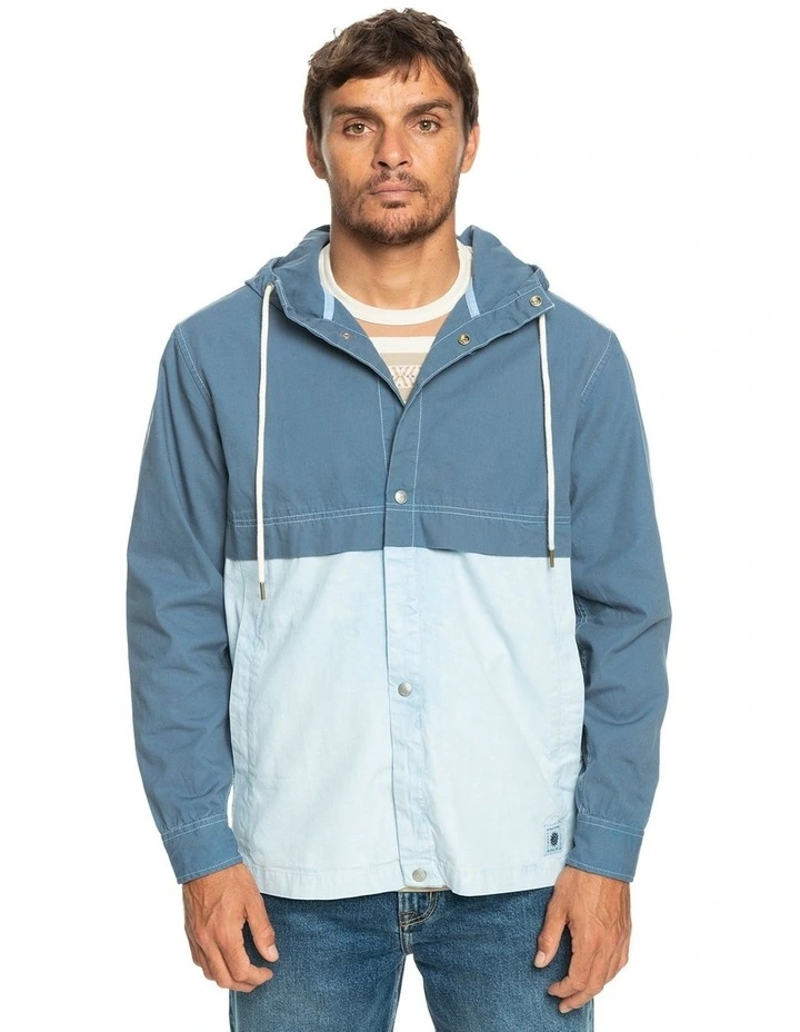 Natural Surf Hooded Jacket in Blue image 4